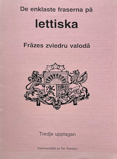 Åkesson P. De enklaste fraserna på lettiska (used)